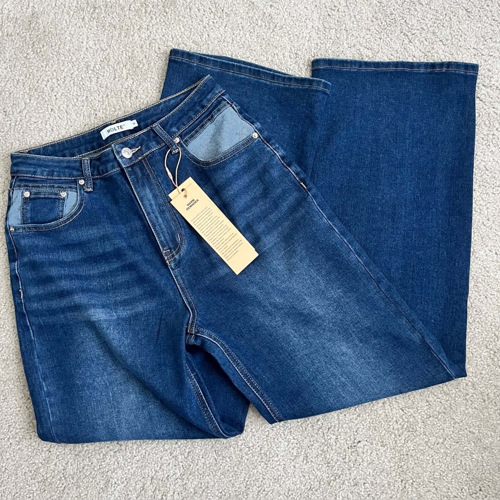 HDLTE wide Leg Jeans Sz M